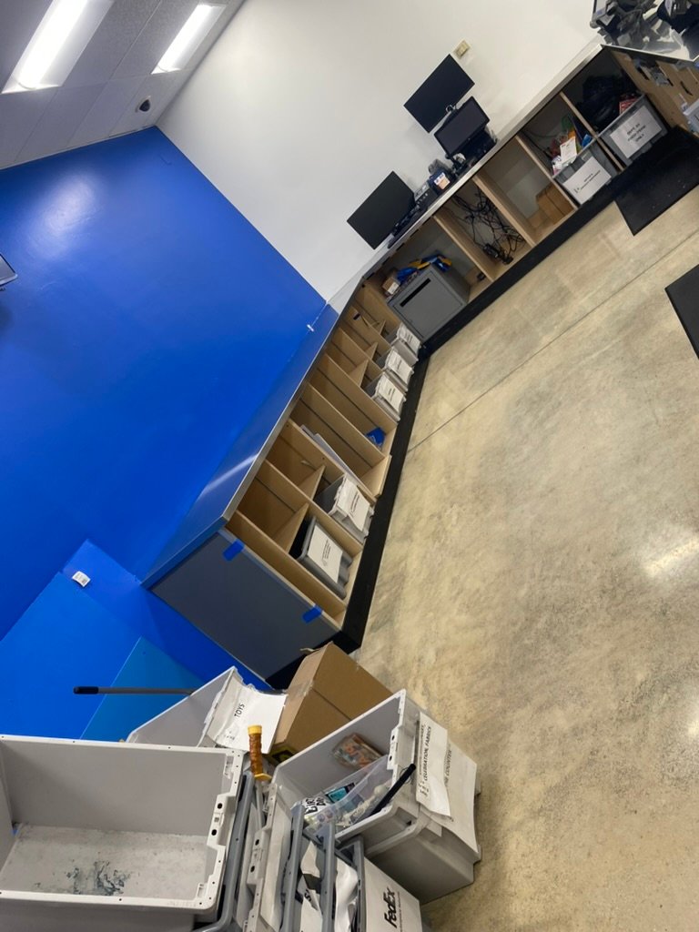 Bright and airy bedroom after cleaning