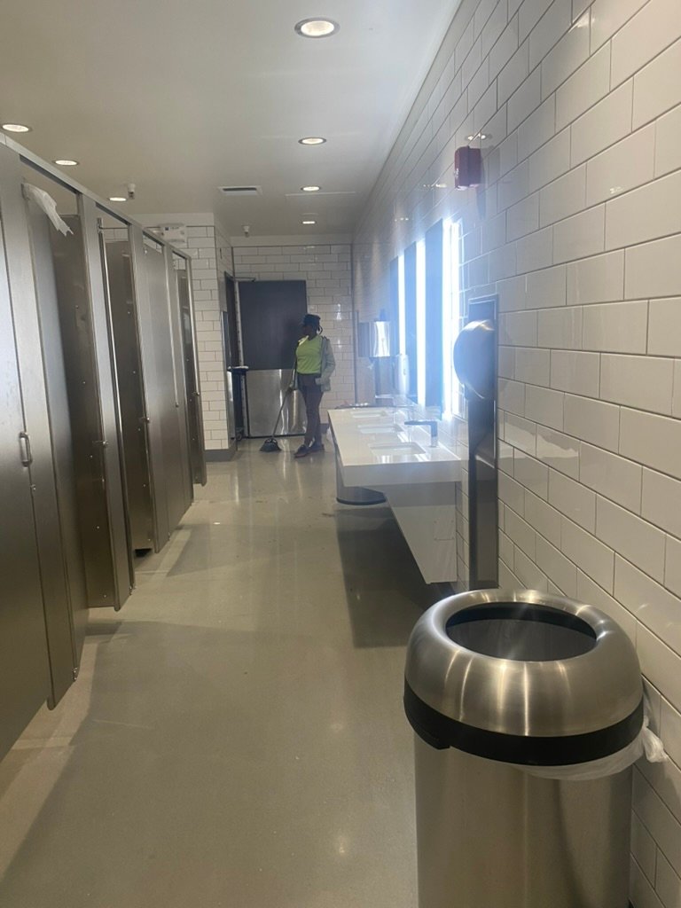 Bright and airy bedroom after cleaning