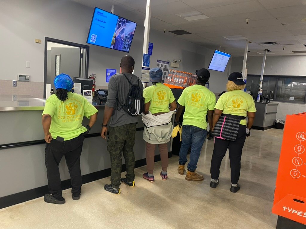 Bright and airy bedroom after cleaning